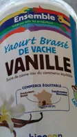 yaourt brassé de vache vanille