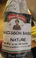 Saucisson basque nature