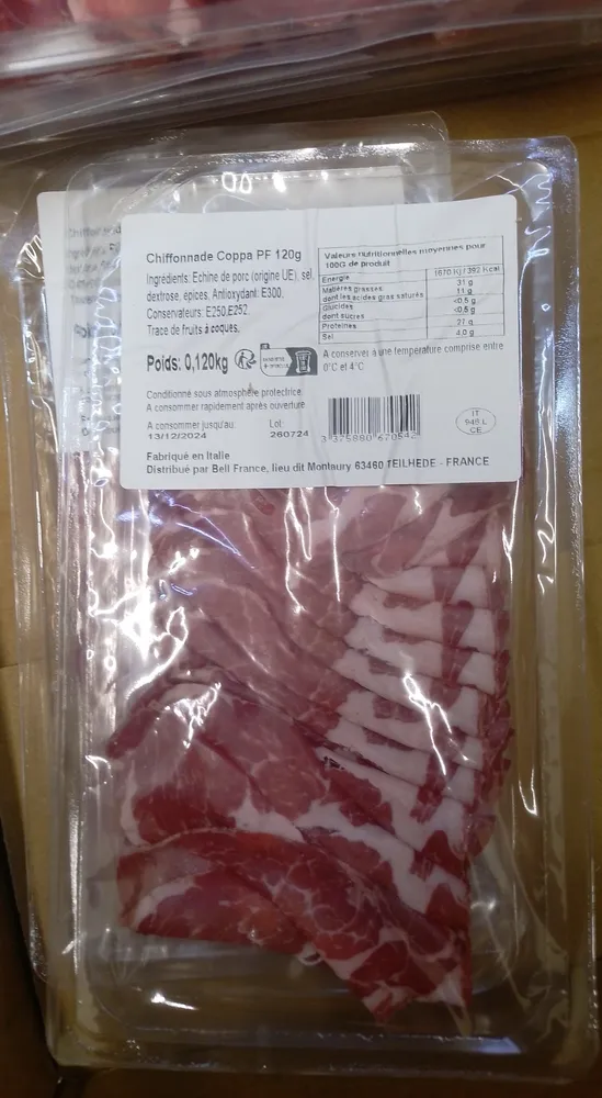 Chiffonnade Coppa PF
