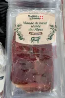 Viande de boeuf sechee des Alpes