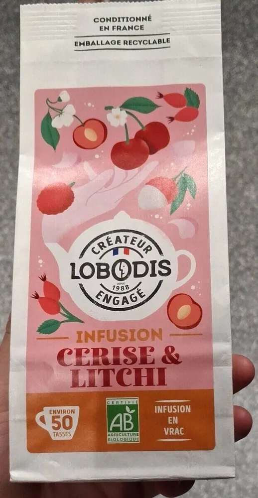 Infusion cerise et litchi