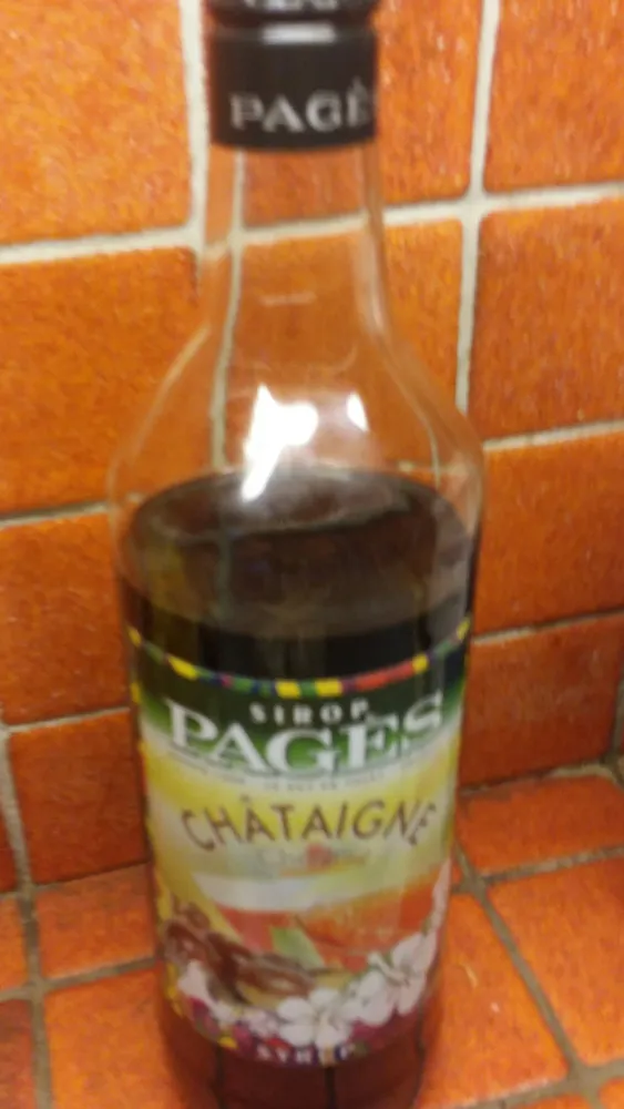 Sirop de chataignes
