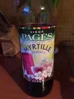 Sirop de myrtille