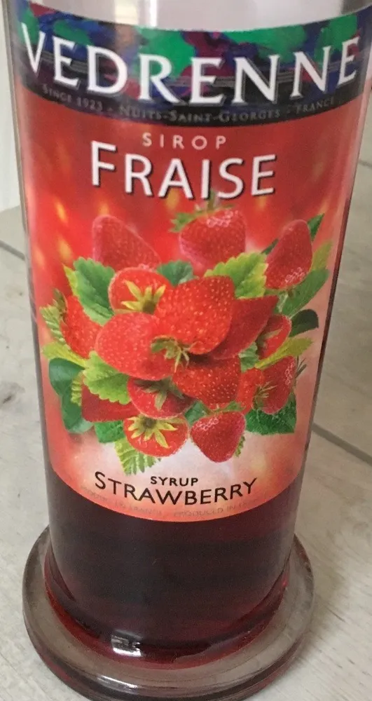 Sirop de fraise
