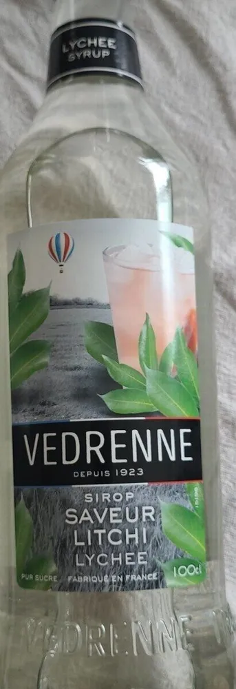 Sirop saveur litchi