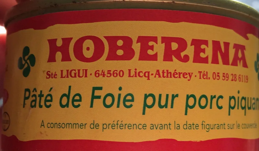 Pâté de foie pur porc piquant