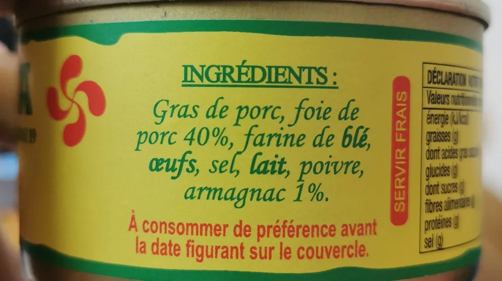 Pâté de foie pur porc