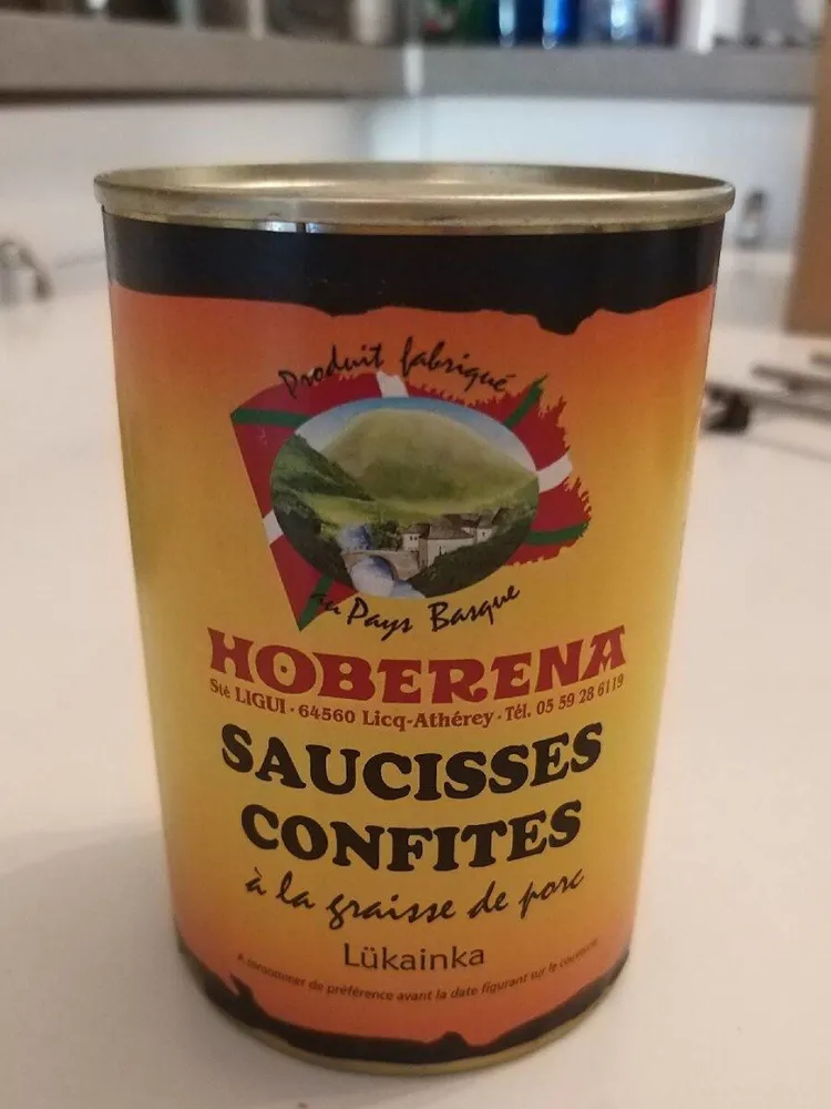 Saucisses confites