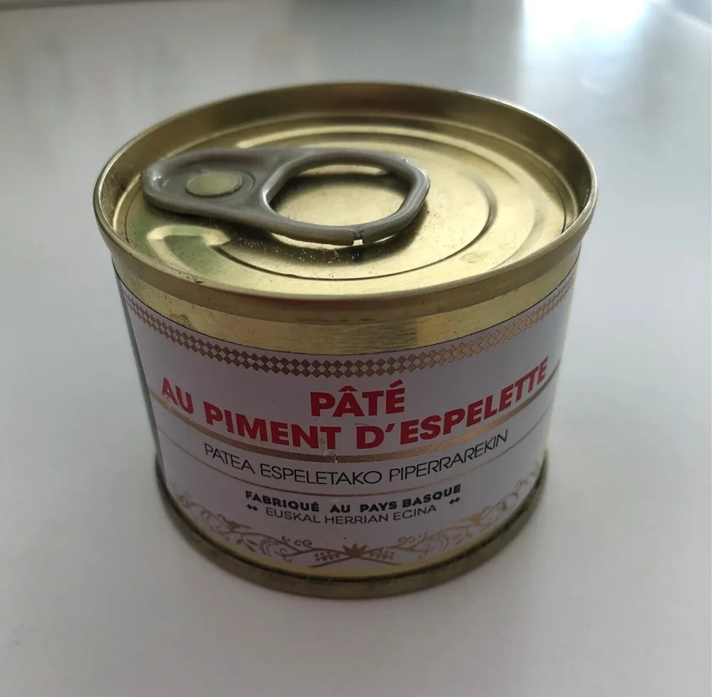 Pâté au piment d'Espelette