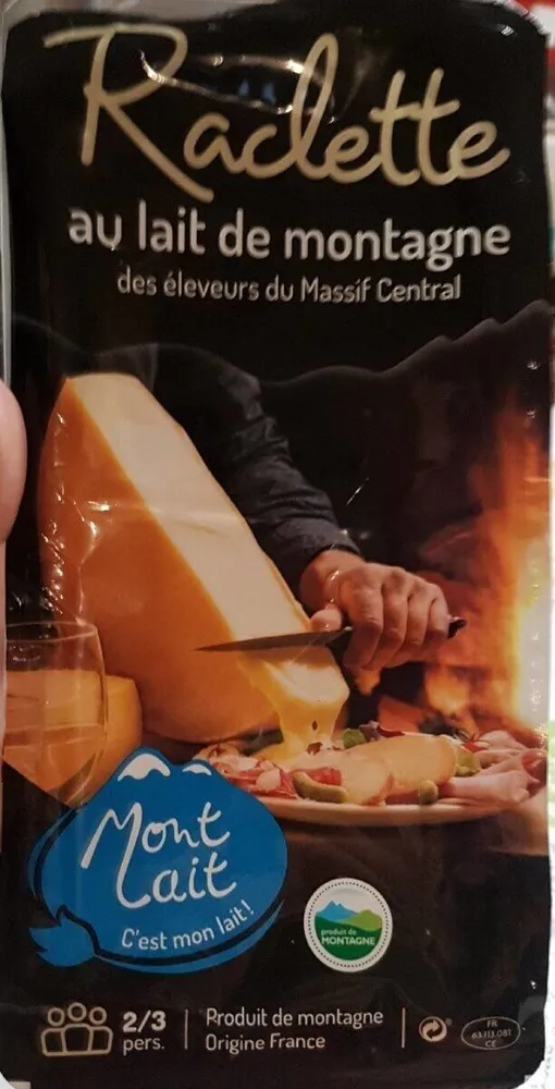 Raclette au lait de montagne