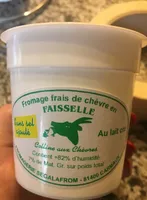 Fromage frais de chevre en faisselle