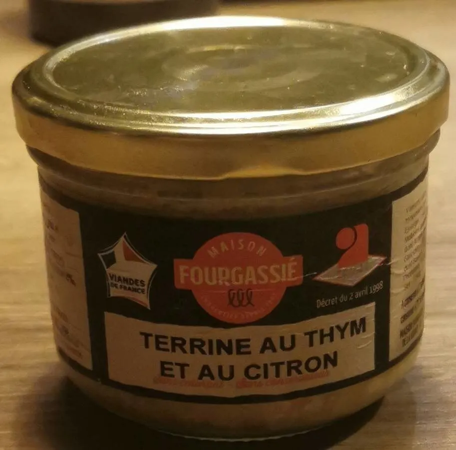 Terrine au thym et au citron
