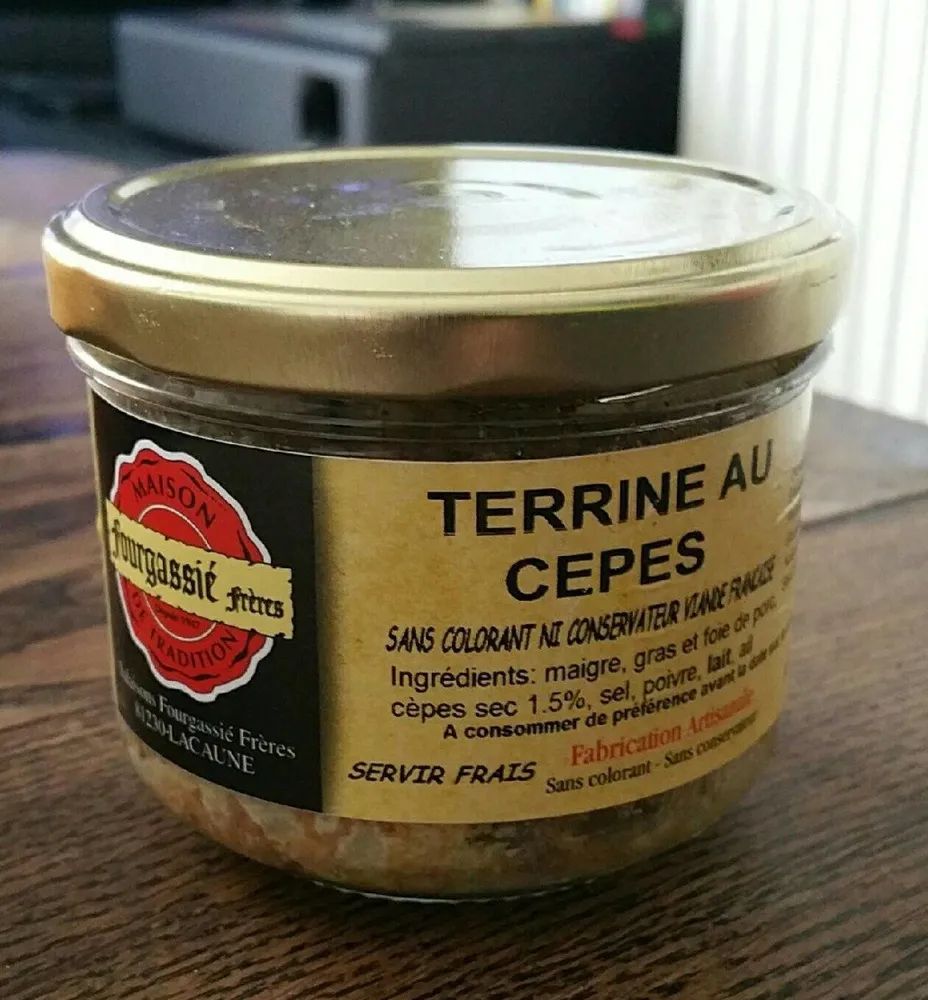 Terrine aux cèpes
