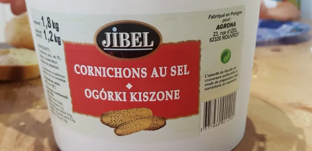 Cornichons au sel