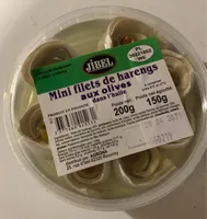 Mini filets de harengs aux olives