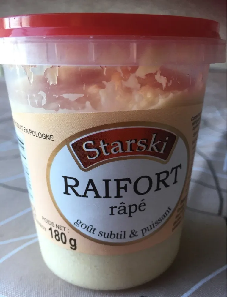 Raifort rapé