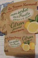 Sorbet au citron jaune