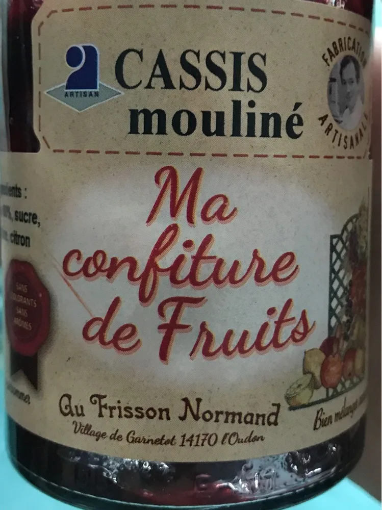 Cassis mouliné