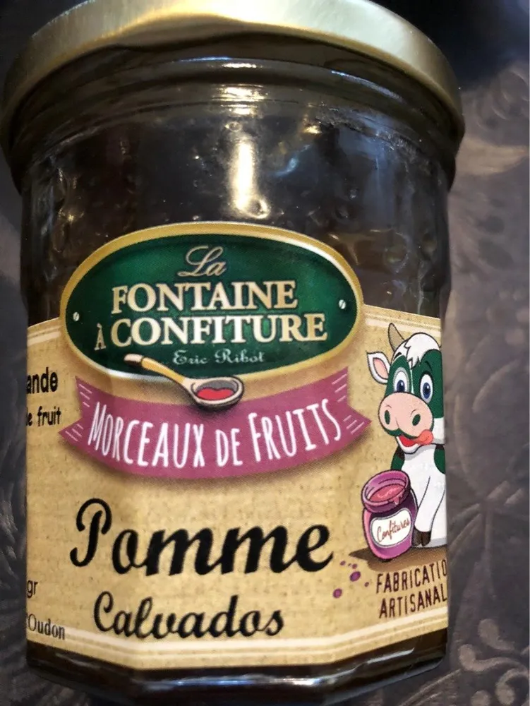 Confiture pommes calvados