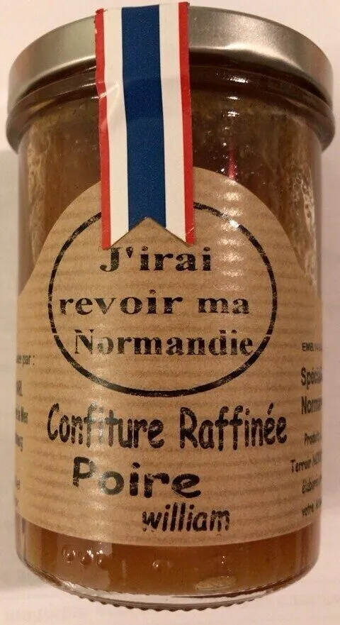 Confiture raffinée poire