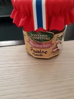 Confiture de fraises morceaux de fruits