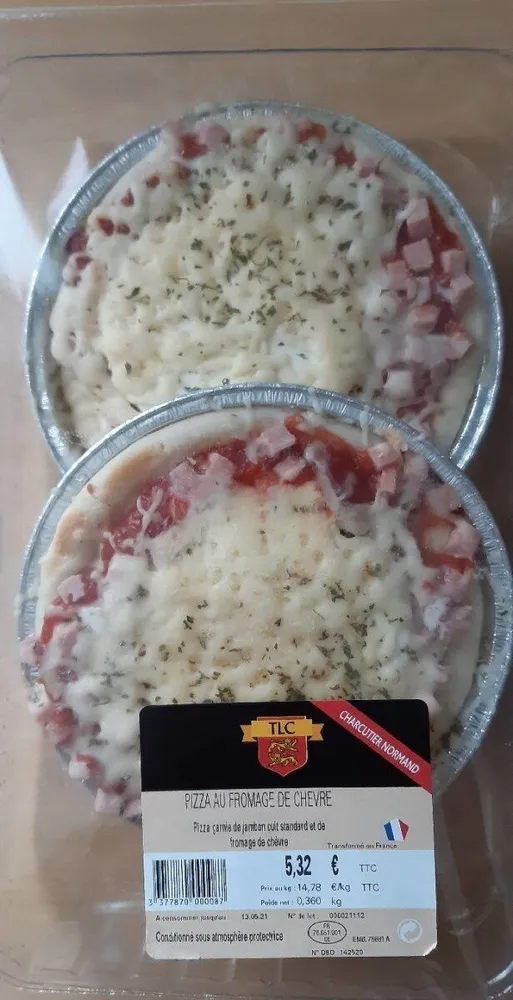 Pizza au fromage de chèvre