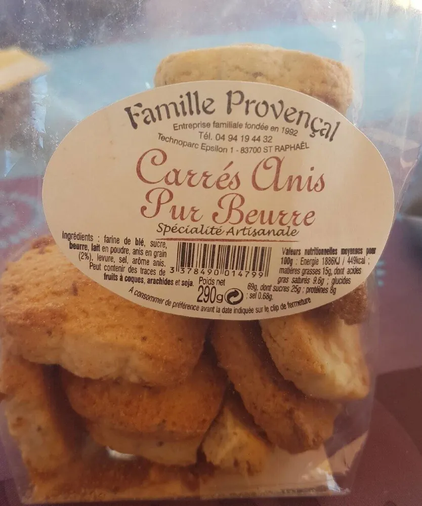 Carrés Anis Pur Beurre
