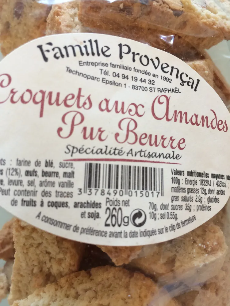 Croquets Amandes / Noisettes