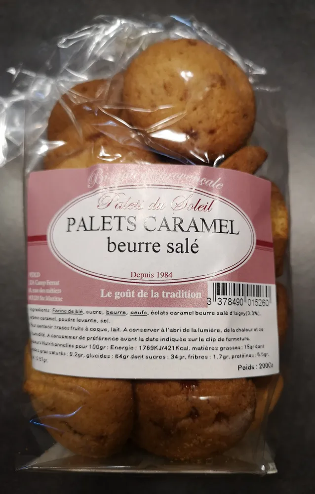 Palets caramel beurre salé