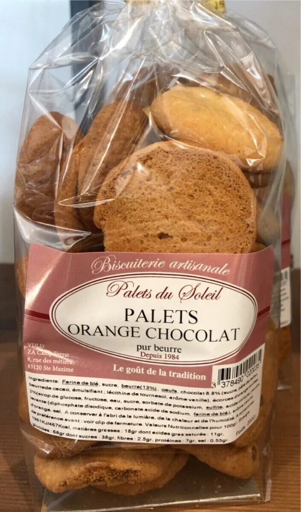 Palets orange chocolat