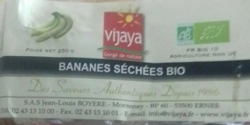 Bananes Sechees