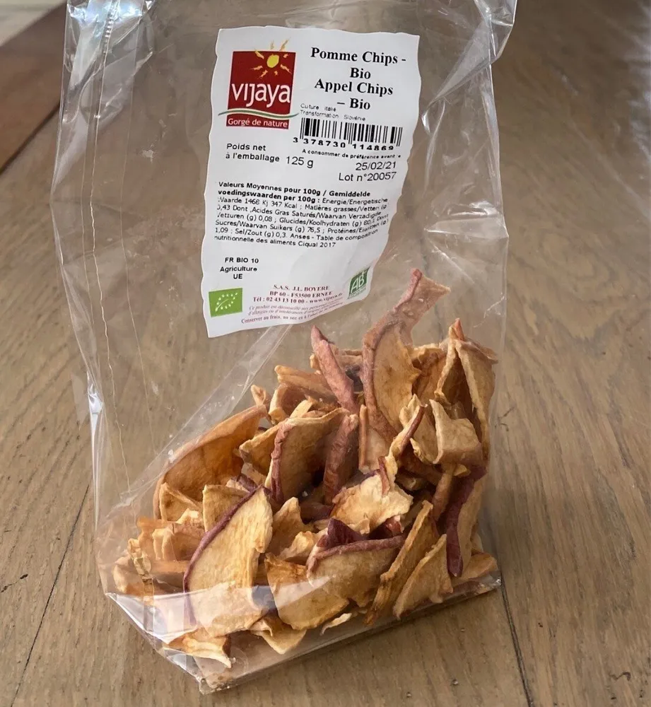 Pomme chips bio