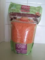 Lentille corail Bio - 1 kg - Vijaya