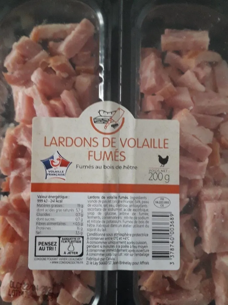 Lardons de volaille