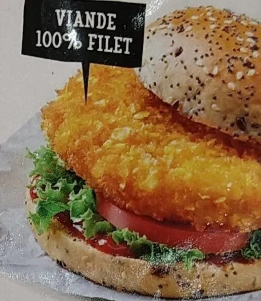 Crousty burgers filet poulet