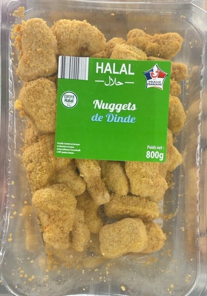 Nuggets de dinde Halal