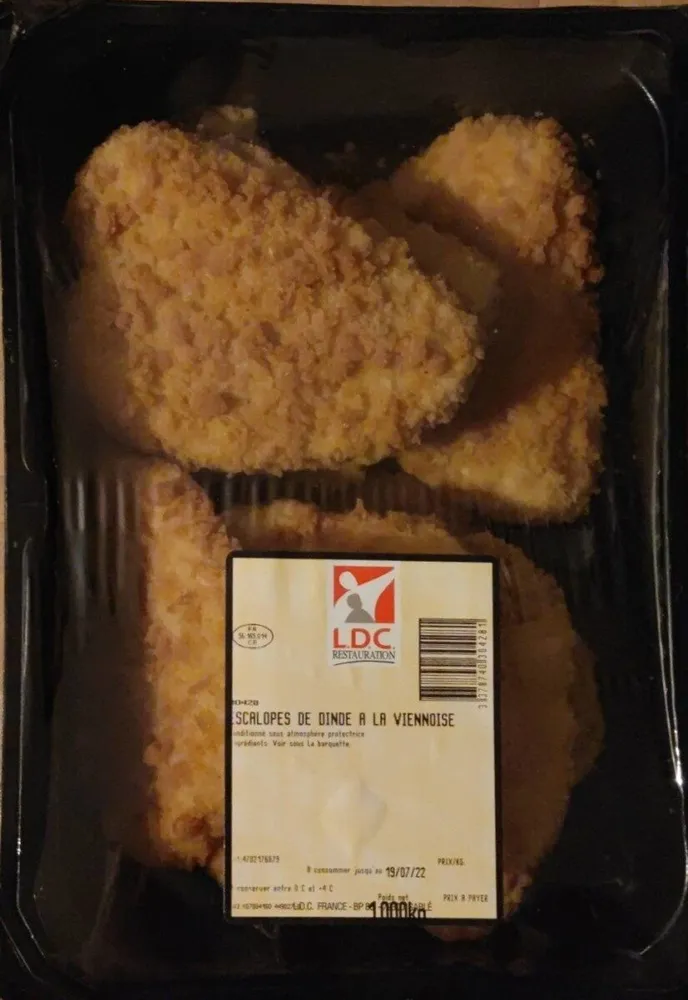 Escalope de dinde à la Viennoise