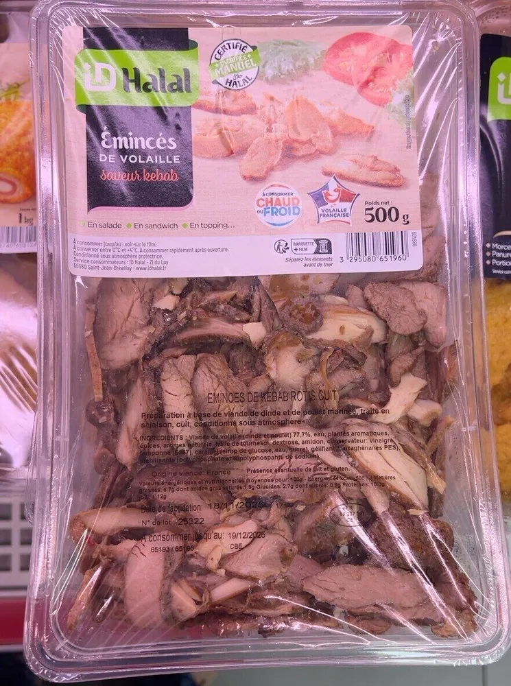 Émincés de volaille saveur Kebab