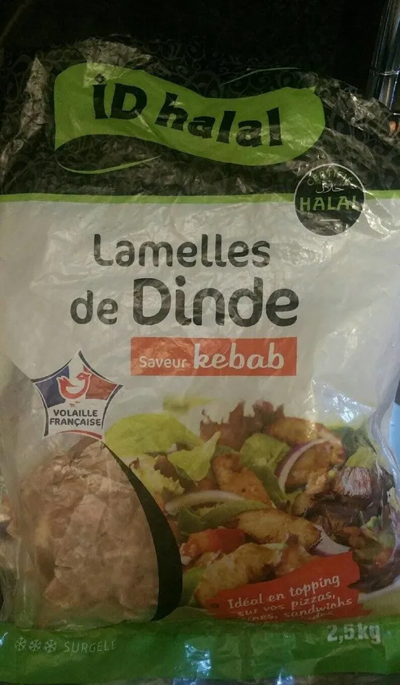 Lamelles de dinde (saveur kebab)
