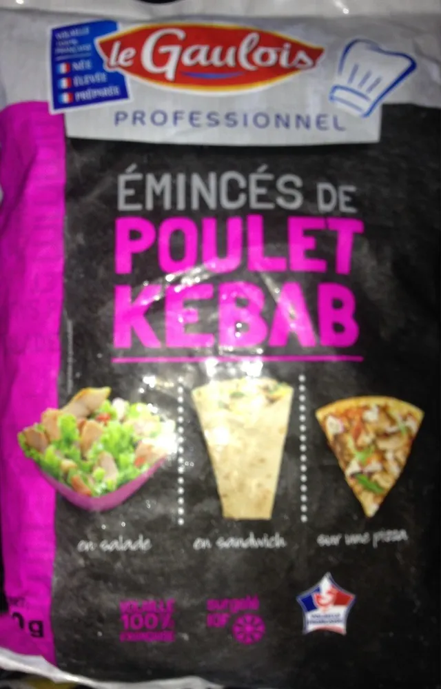 Emincés de Poulet Kebab