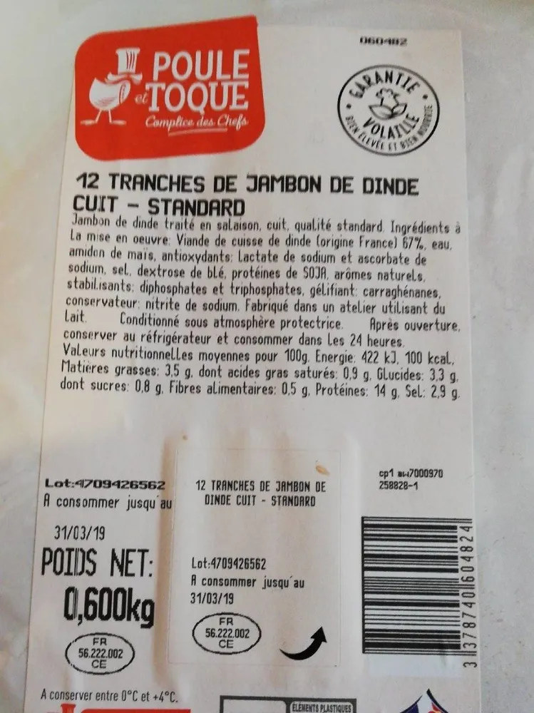 Jambon de dinde