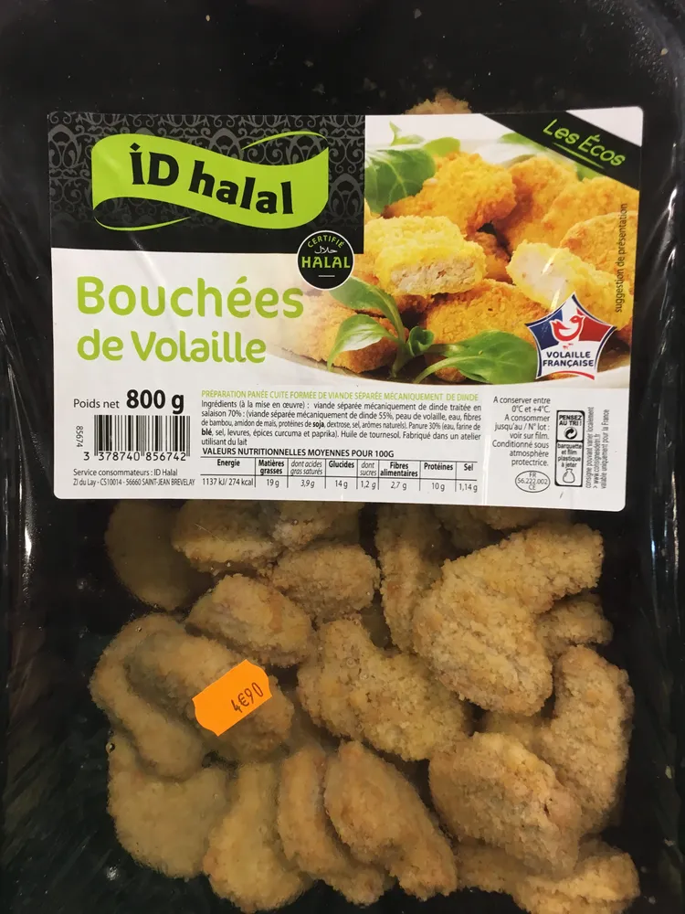 Bouchées de volaille