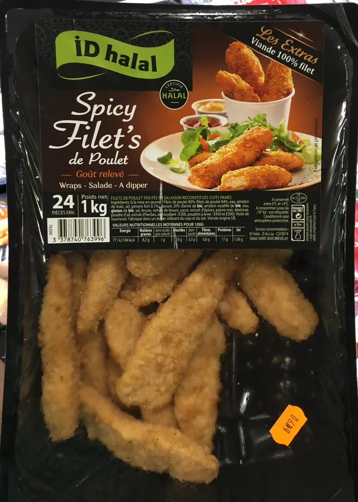 Spicy Filet's de Poulet goût relevé