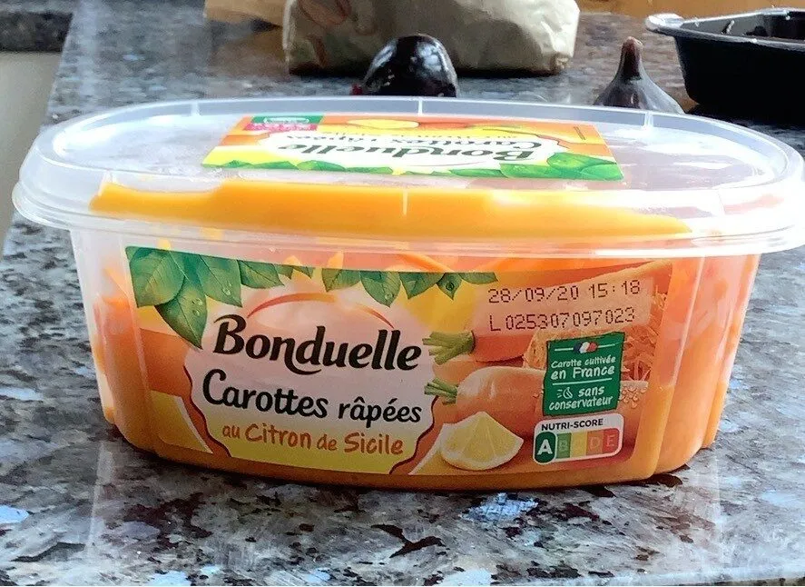 Carottes rapees au citron
