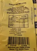 Biscuit riz melange