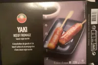 Yaki brochette boeuf fromage
