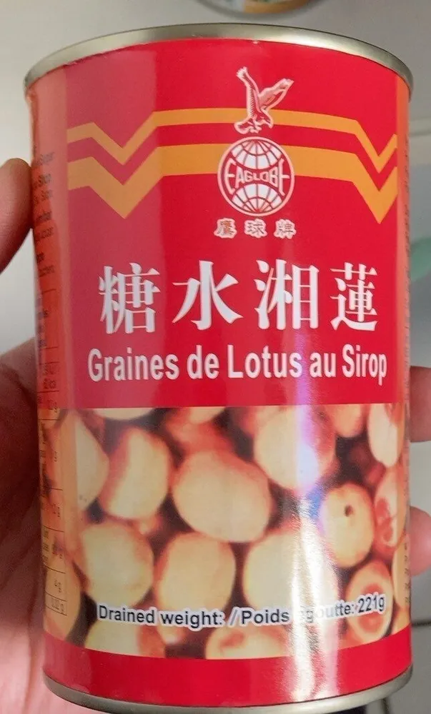 Graines de lotus au sirop
