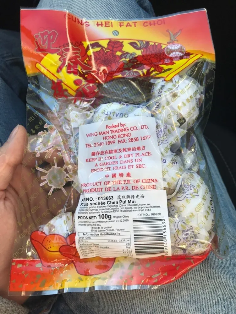 Prune séché Chen Pui Mui