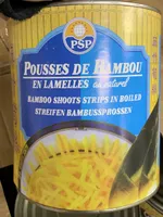 Pousses de bambou en lamelles au naturel
