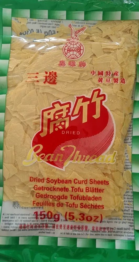Dried soybean curd sheets